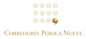 Correduria Pública Nueve Logo